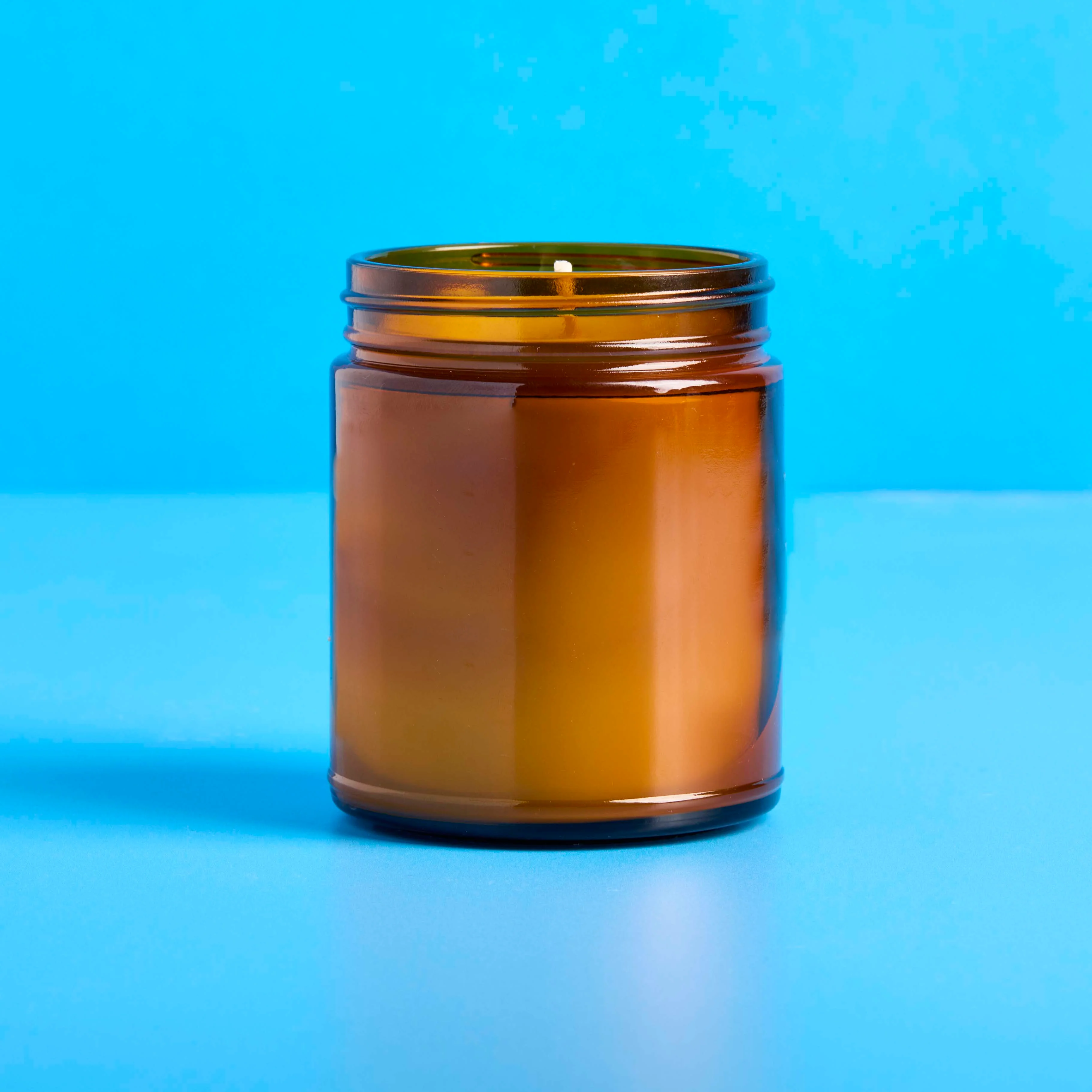 9 oz Amber Straight Sided Jar - Image 2